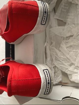 Zapatillas Tommy Hilfiger Rojas Talla 36 Nuevas