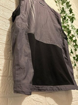 Chaleco Nike Running Vintage Gris Antracita años90