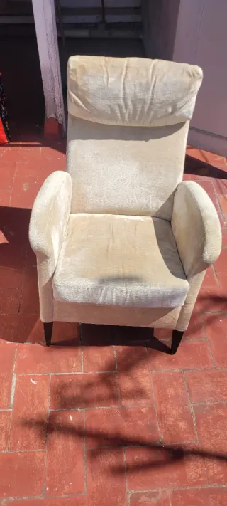 Butaca Koly tela beige