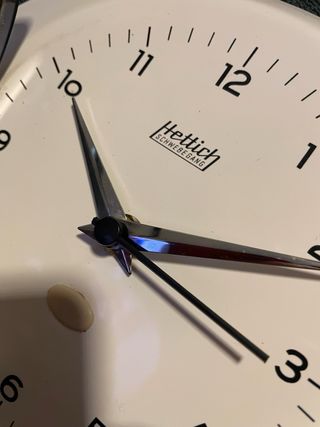 OROLOGIO CERAMICA HETTICH PARETE VINTAGE DESIGN