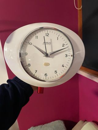 OROLOGIO CERAMICA HETTICH PARETE VINTAGE DESIGN