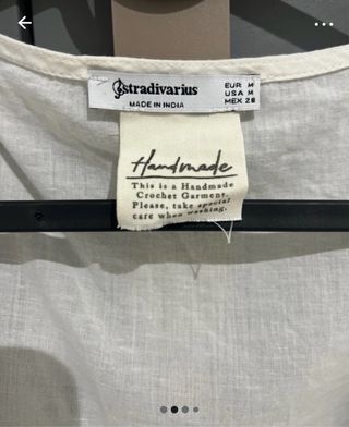 Top Crochet Stradivarius Edición Limitada