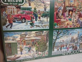 (37) 4X1000 Piezas FAMILY TIME AT CHRISTMAS