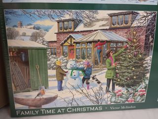 (37) 4X1000 Piezas FAMILY TIME AT CHRISTMAS