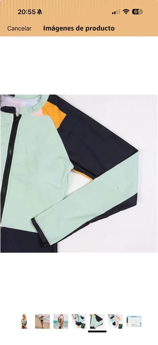 Bañador surf manga larga colores