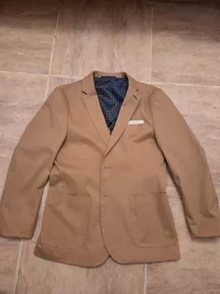 Chaqueta de vestir beige