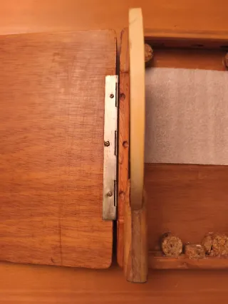 Estuche y Pala Tenis Mesa Artesanal