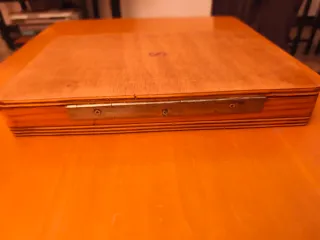 Estuche y Pala Tenis Mesa Artesanal