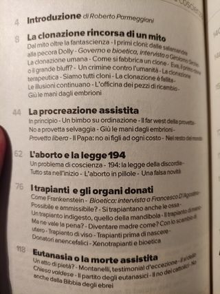 BIOETICA - I nuovi confini tra scienza e coscienza