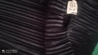 Vestido azul plisado Zara talla única