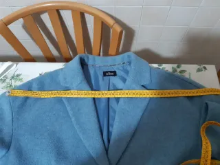 Cappottino Oltre lana azzurro tg 50