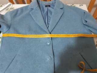 Cappottino Oltre lana azzurro tg 50