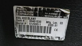 Pantalla Peavey 4x12 XXL