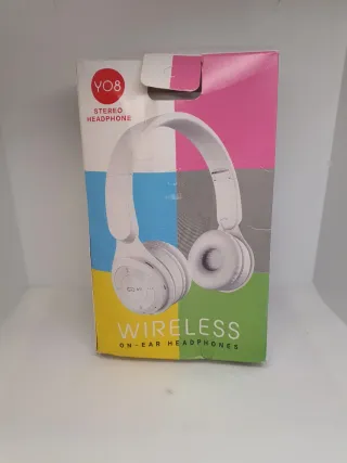 YO8 Auriculares Estéreo Blancos