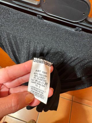 Falda Lurex Plisada Talla Única