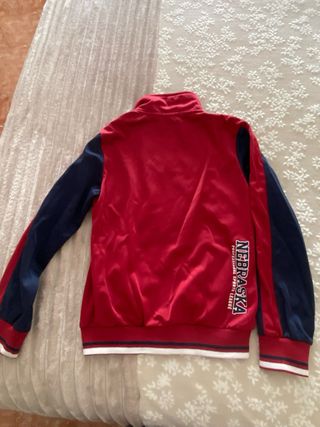 Chaqueta niño 12 años roja y azul