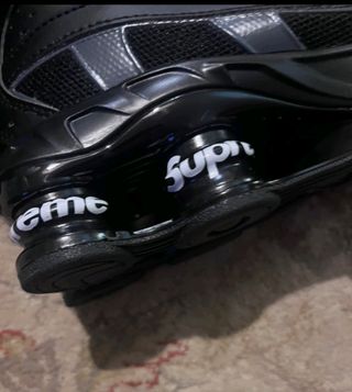 Zapatillas Nike Shox R4 Negras Plata