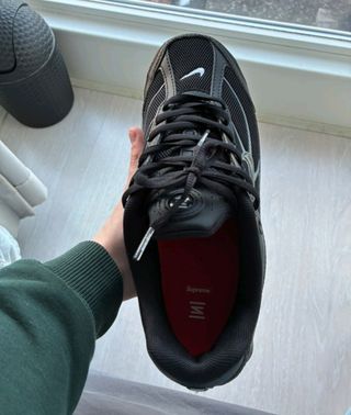 Zapatillas Nike Shox R4 Negras Plata