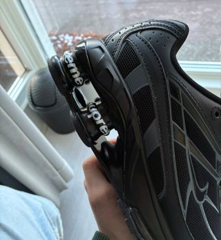 Zapatillas Nike Shox R4 Negras Plata