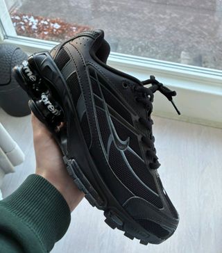 Zapatillas Nike Shox R4 Negras Plata