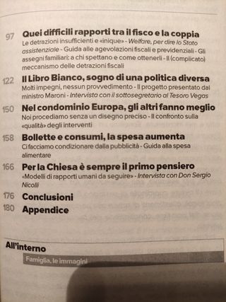 FAMIGLIA - Un'impresa riscoperta dalla politica