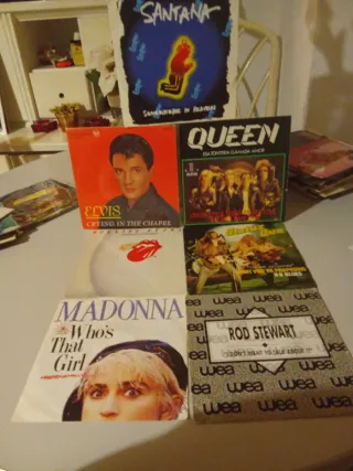 Lote de 7singles de vinilo: Pop/Rock