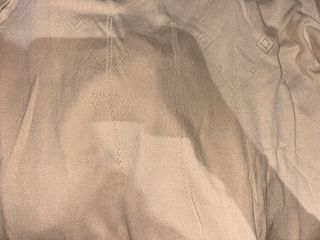 Blusa de punto beige manga larga