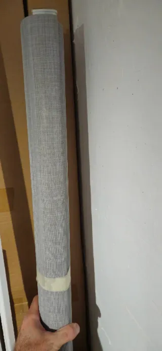 Estor enrollable Provenza Gris Leroy Merlin.