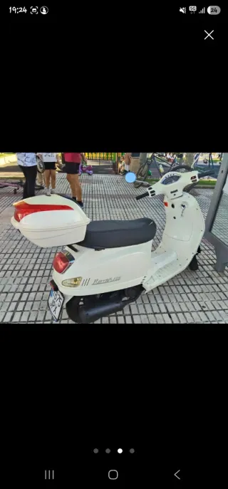 Riya Rome 125cc Scooter Automática Blanca