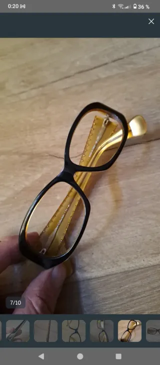 Gafas Calvin Klein Negras-Amarillas. Solo Montura