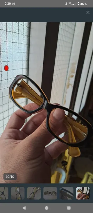 Gafas Calvin Klein Negras-Amarillas. Solo Montura