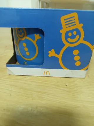 Taza McDonald's Navidad Muñeco Nieve