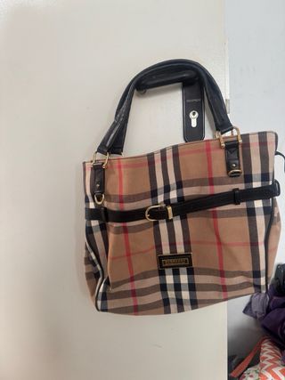 Bolso Burberry Original Beige Multicolor