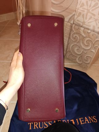 Borsa Trussardi bordeaux con dustbag