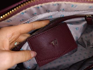 Borsa Trussardi bordeaux con dustbag