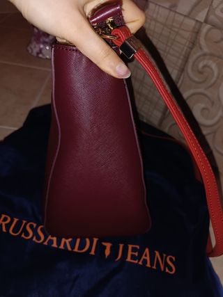 Borsa Trussardi bordeaux con dustbag