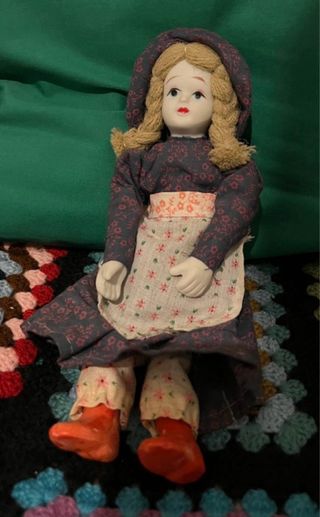 Bambola porcellana vintage anni 50