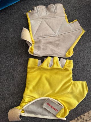 Guantes DISPORTEX Amarillos y Blancos