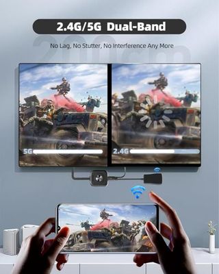 Adaptador Wi-Fi Receptor HDMI Inalámbrico 5G/2.4G