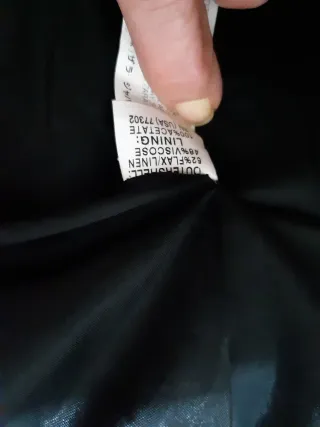 Giacca Nuova  Zara Basic Tg. M Lino/Viscosa Grigia