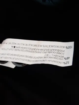 Giacca Nuova  Zara Basic Tg. M Lino/Viscosa Grigia