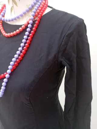 Traje Flamenca Gitana Talla XS Negro