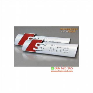 JUEGO DE EMBLEMAS AUDI SLINE