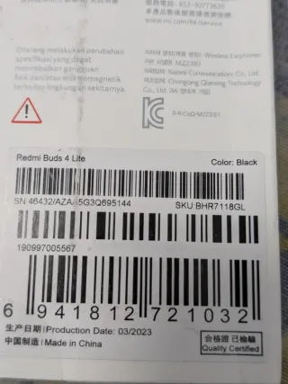 Xiaomi Redmi Buds 4 Lite Auriculares 695144