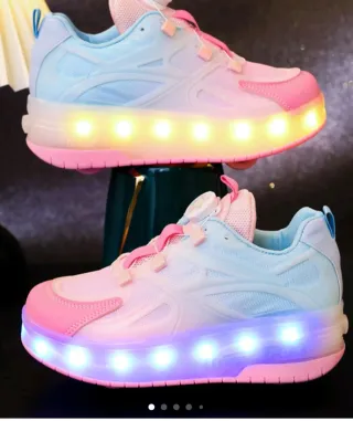 Zapatos con ruedas y luces LED
