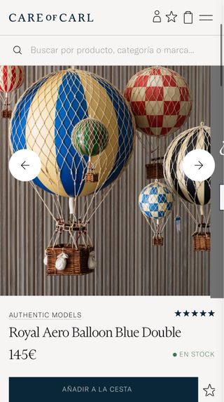 Globo Aerostático Decorativo Authentic Models