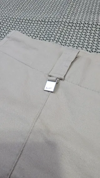 Pantalones Nike Beige Vintage Mujer