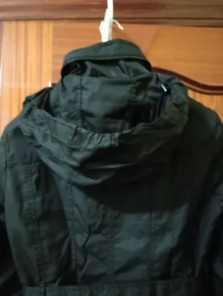 Parka mujer negra