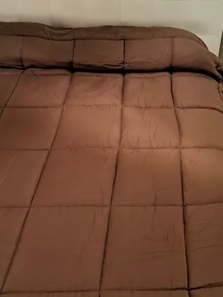 Edredón Nórdico Bicolor Beige y Marrón