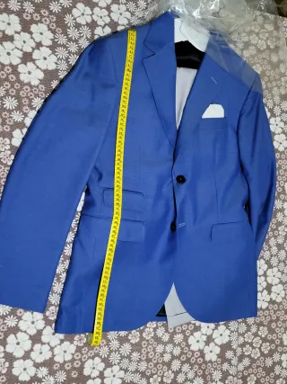 Abito sartoriale Vincent Trade blu cotone